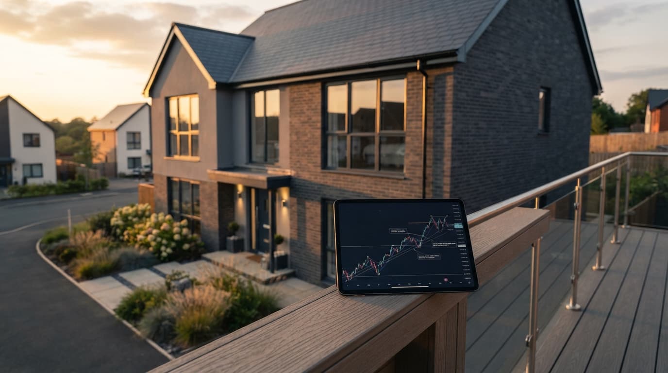 New-build UK home bought by a first-time buyer with complex income