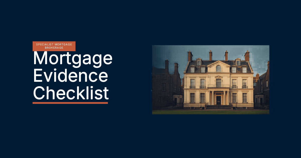 Mortgage Evidence Checklist for Directors of Limited Companies
